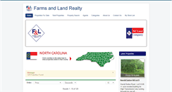 Desktop Screenshot of farmsandlandrealty.com